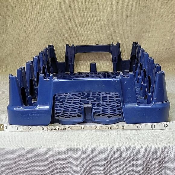 Pepsi-Cola 24 20 oz Bottle Crates Blue Plastic Soda Pop 18.5X12" - Picture 4 of 9